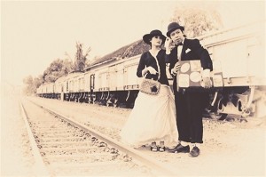 tema foto prewedding vintage